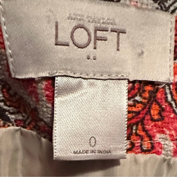 Loft size 0 Paisley mini skirt - Picture 7 of 7